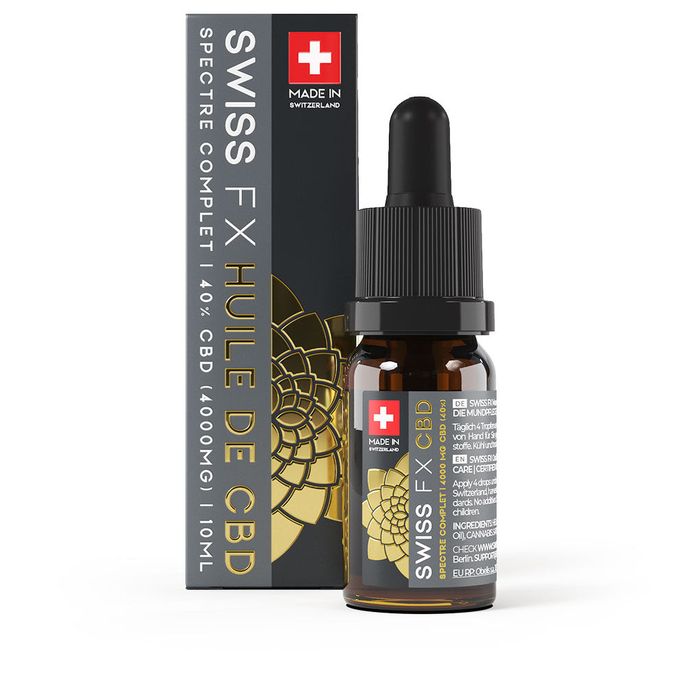 4x Huile de CBD 40% Bio: 4 pour le prix de 3 Action !