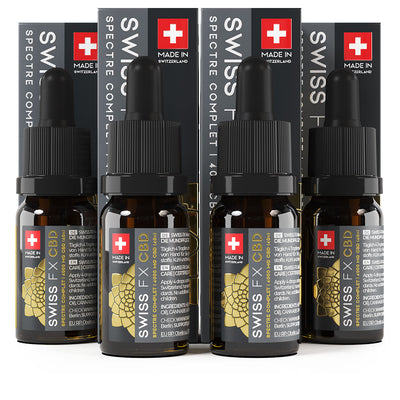 4x Huile de CBD 40% Bio: 4 pour le prix de 3 Action !